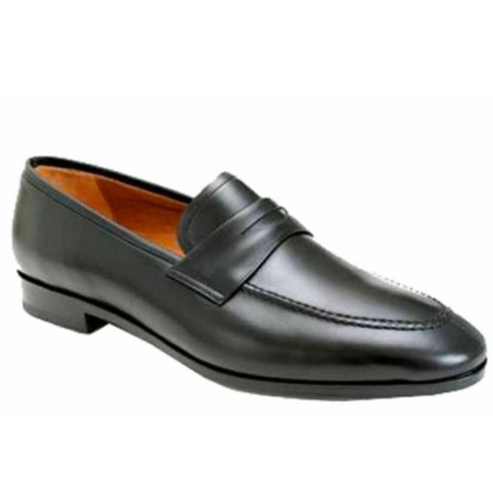 MEZLAN Black Leather Loafer Size 11M